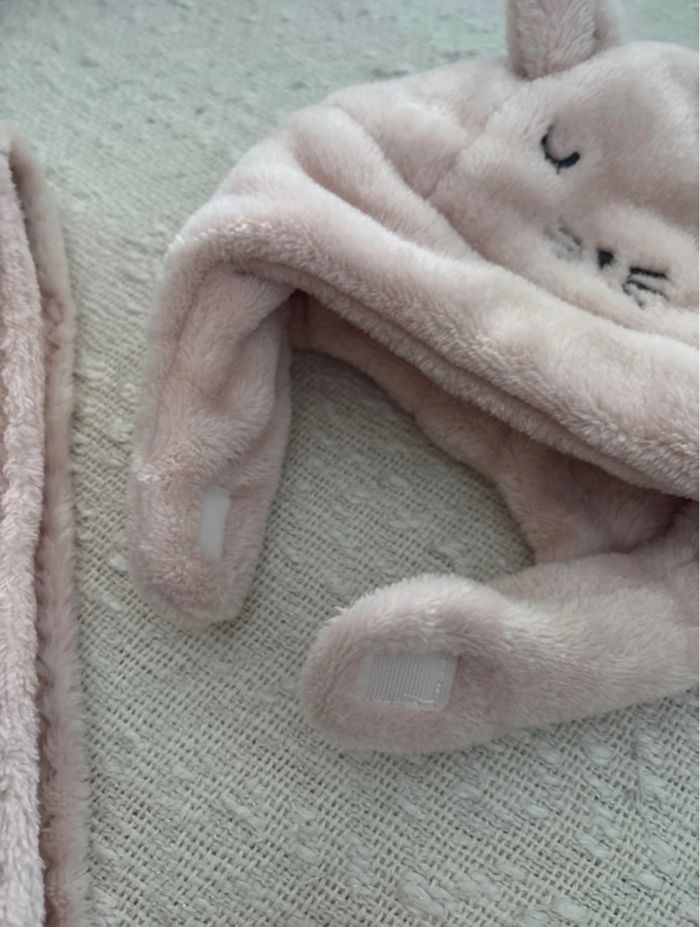 Lot bonnet écharpe gant bébé - photo numéro 2