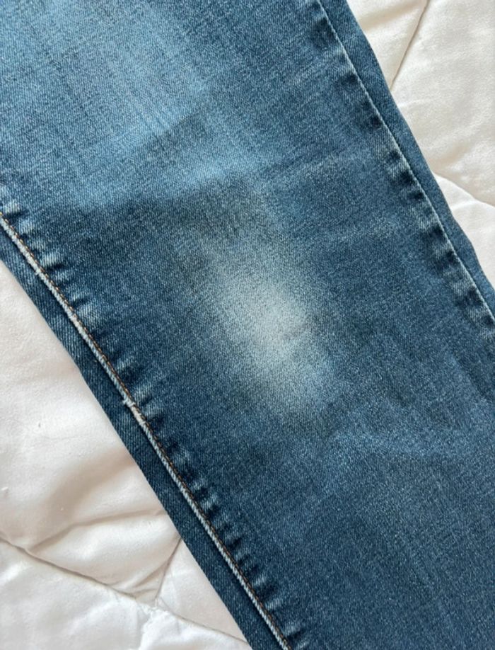 Jean levi’s bleu mi taille haute coupe slim straight droit demi curve taille S/36 L34 femme - photo numéro 8
