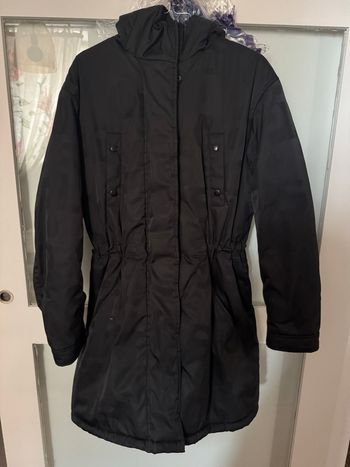 The Kooples Parka noire Doublée faux mouton 