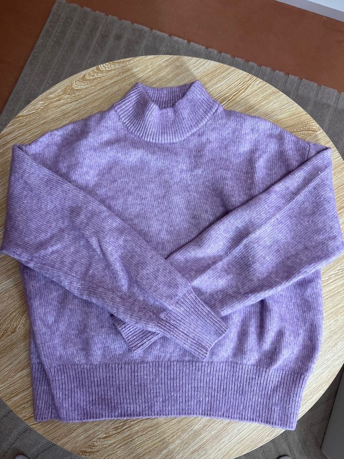 Pull femme violet