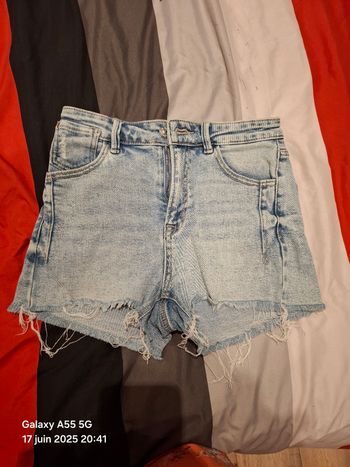 Short en jeans femme