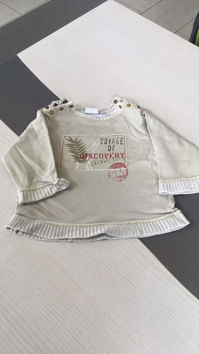 Sweat crème 24m