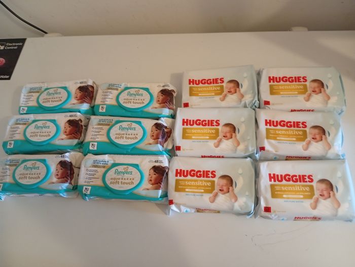 Lot 6 paquets de lingettes pampers+6 huggies à 20€
Avec le code -30% ça passe à 14€