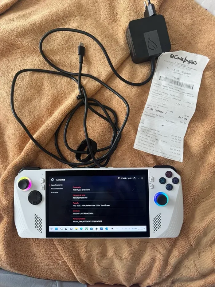 Console portable Asus ROG Ally Z1 Extreme - photo numéro 6