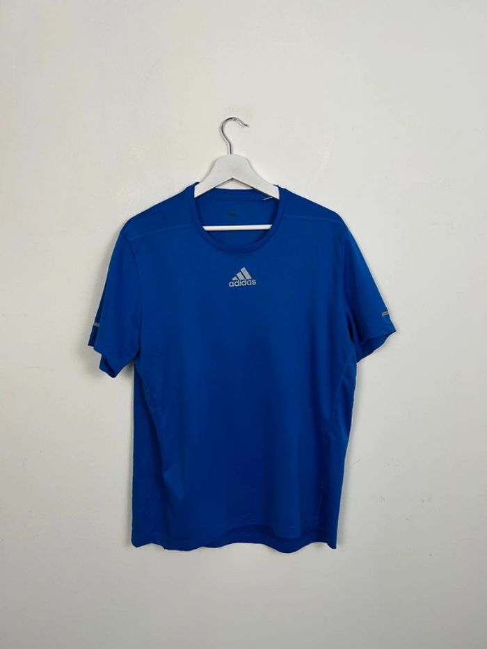T-shirt Homme Adidas Bleu | Taille L | Très Bon État | #TM88
