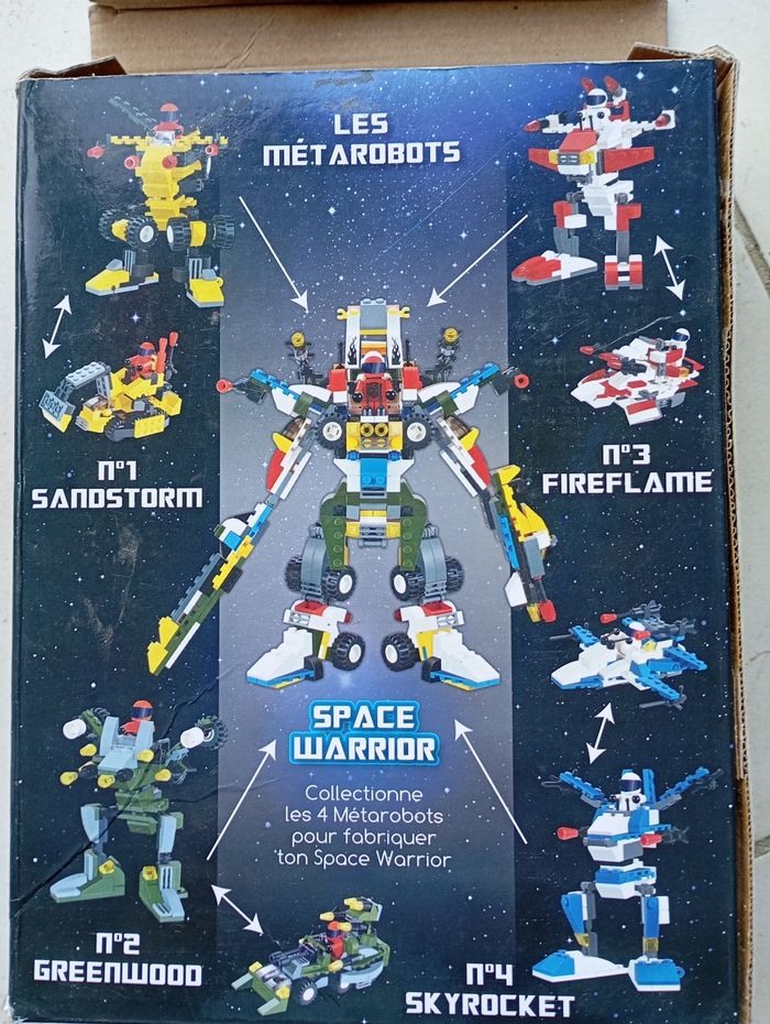 Lot de 4 boîtes de blocs de construction métarobots - photo numéro 6