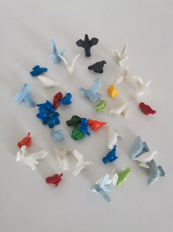 Playmobil lot animaux oiseaux colombe
