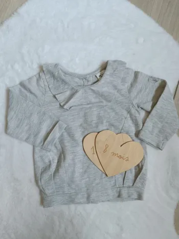 Pull Gilet bébé fille