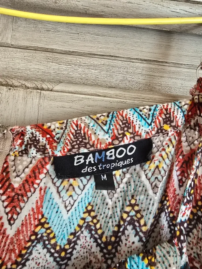 Robe colorée bamboo des tropiques taille M - photo numéro 2