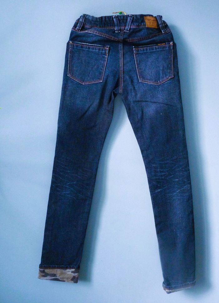 Jean garçon Teddy Smith 12 ans pantalon bleu brut neuf - photo numéro 3