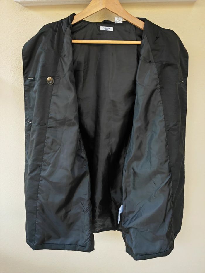 Trench mi-long La Redoute Noir Neuf - photo numéro 5