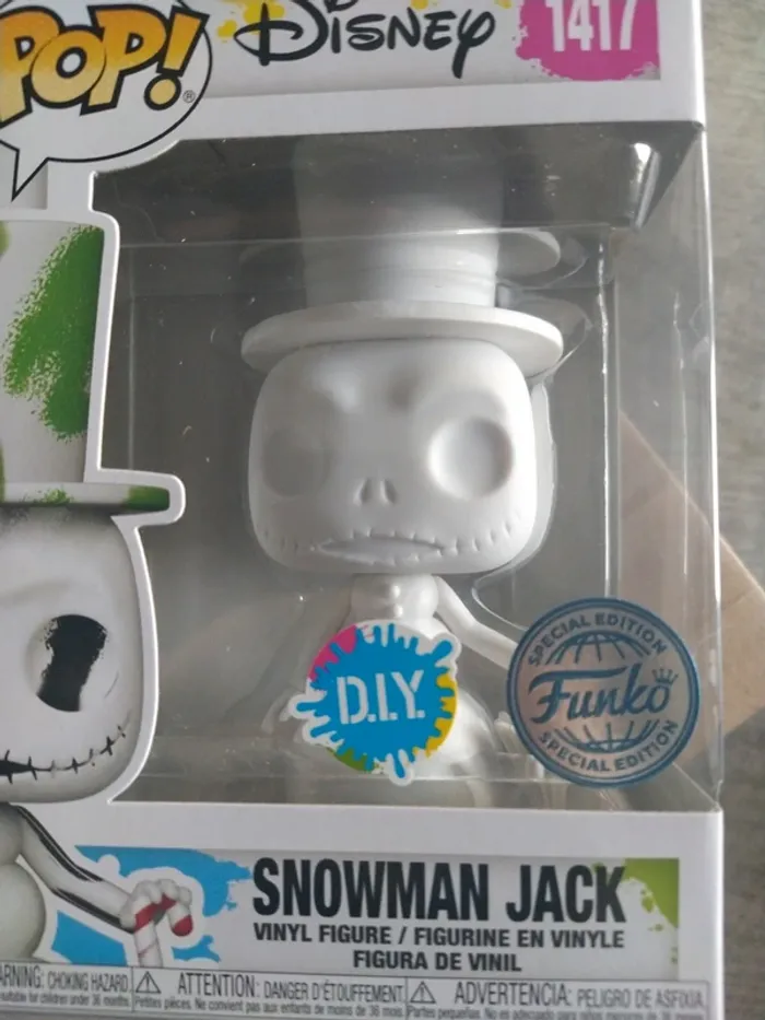 Pop 1417 snowman jack blanc - photo numéro 2