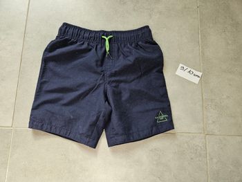Short de bain bleu marine garçon 9/10 ans