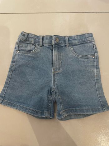Short en jeans