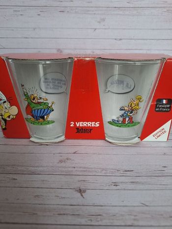 Lot verres Asterix