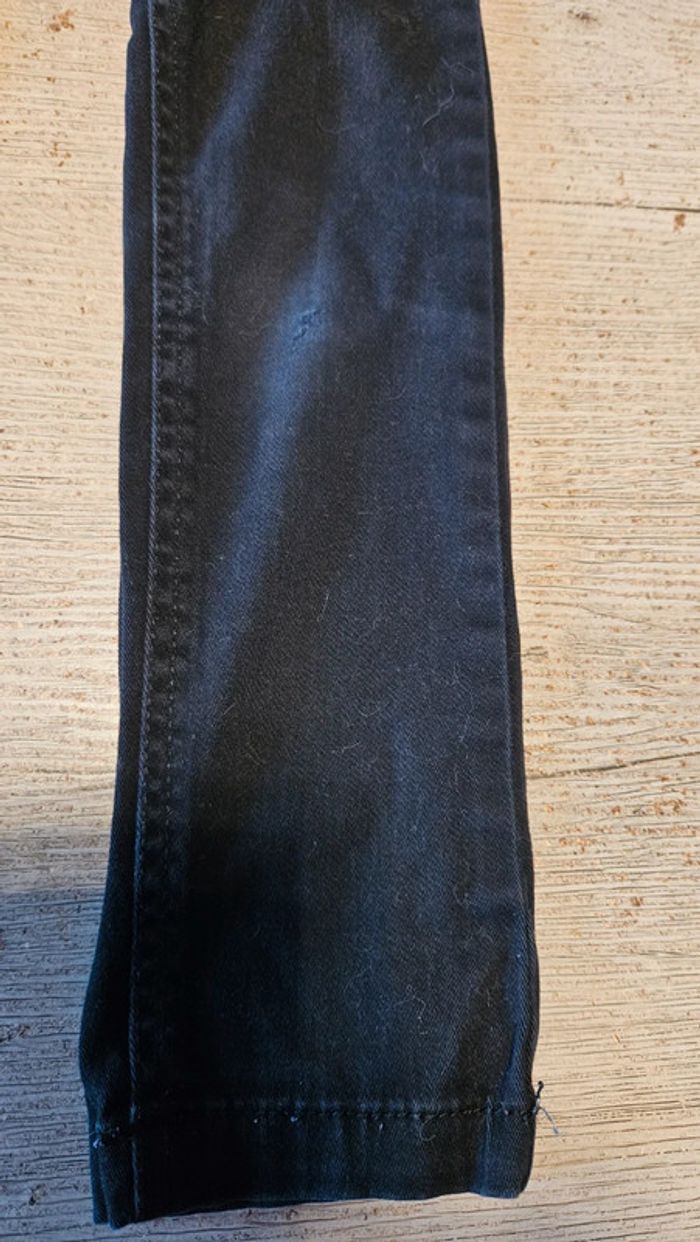 Jean s stretch noir, ajustable à la taille, slim, NKY, 6 ans - photo numéro 3