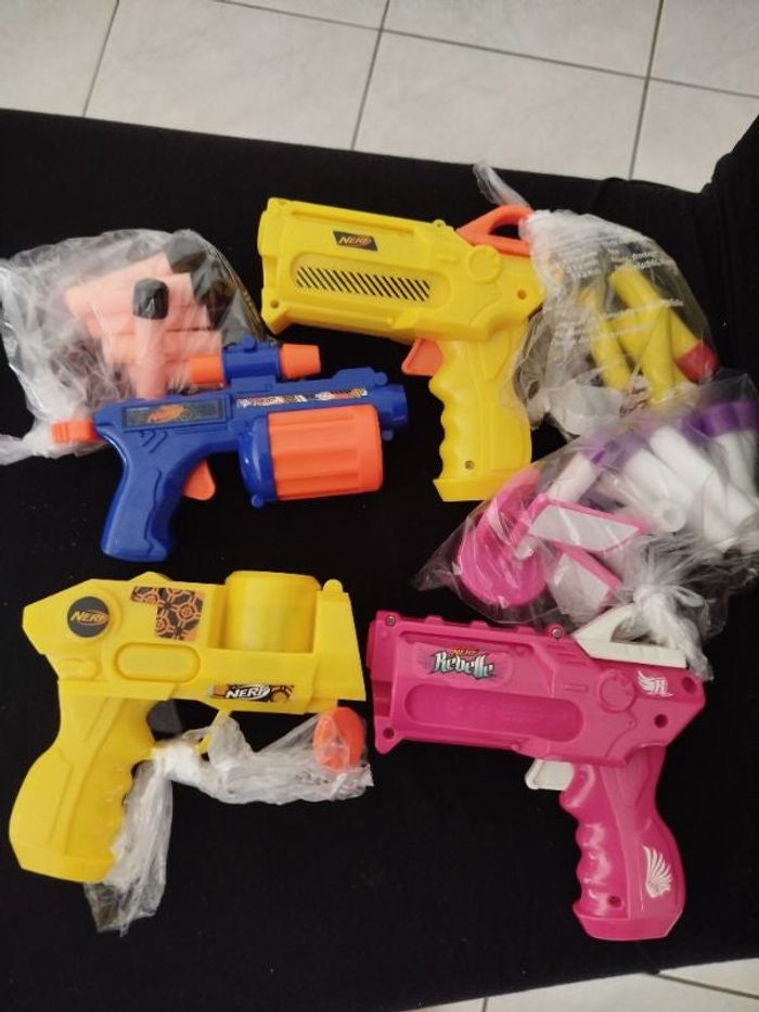 Pistolet nerf lot 4