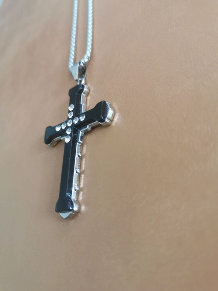 Collier et pendentif spirituel croix chrétienne - photo numéro 4