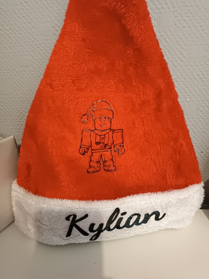 Bonnet de père noël personnalisé - photo numéro 4