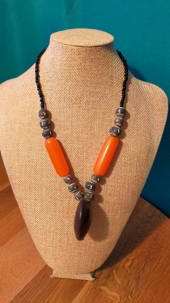Collier vintage ethnique – Terres d’Ailleurs