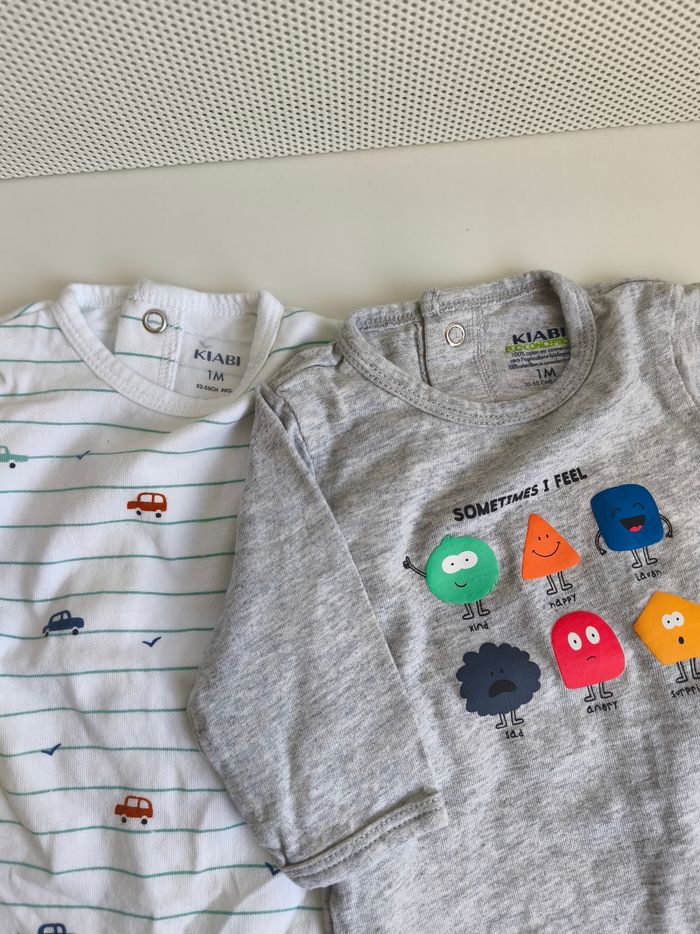 Lot de 2 pyjamas 1 mois neufs - photo numéro 2