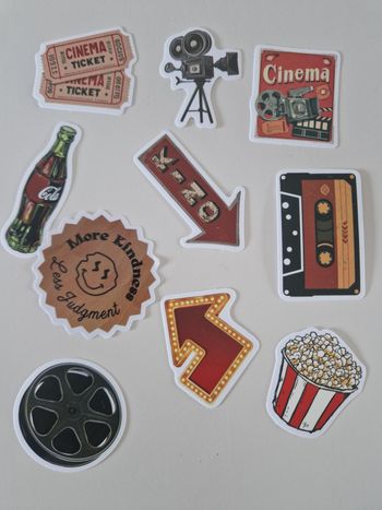 Stickers cinéma retro
