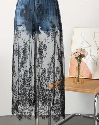 Jupe en tulle Gothique, noir - Taille : 36 38 et 40