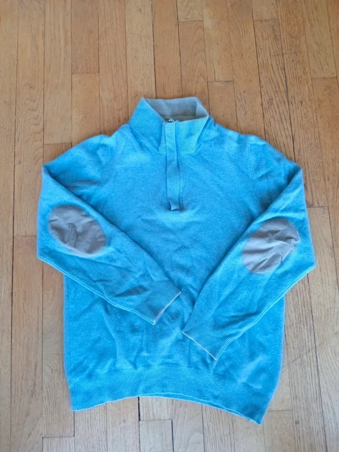 Pull homme laine (80%) et cachemire (10%) taille M , marque Gran Sasso Made in Italy - photo numéro 2