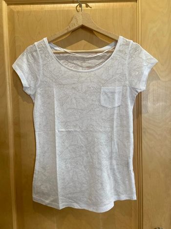 Teeshirt blanc camaïeu