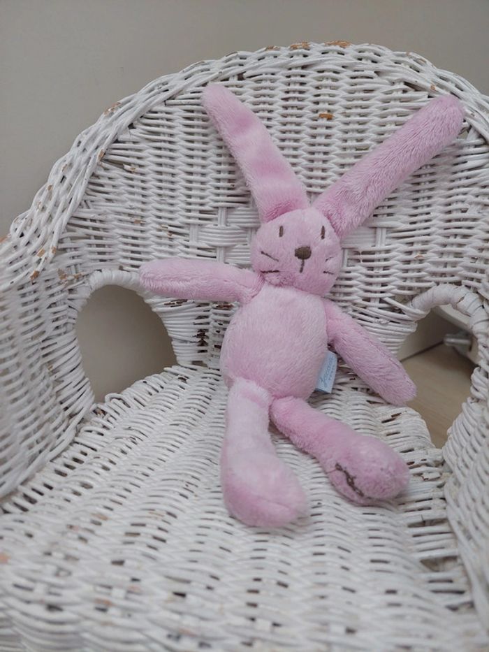 Jacadi - petite peluche lapin rose