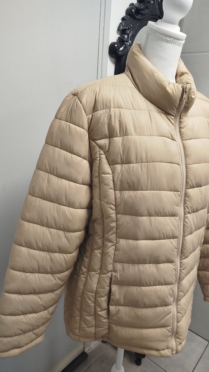 Doudoune beige Tissaia - photo numéro 4