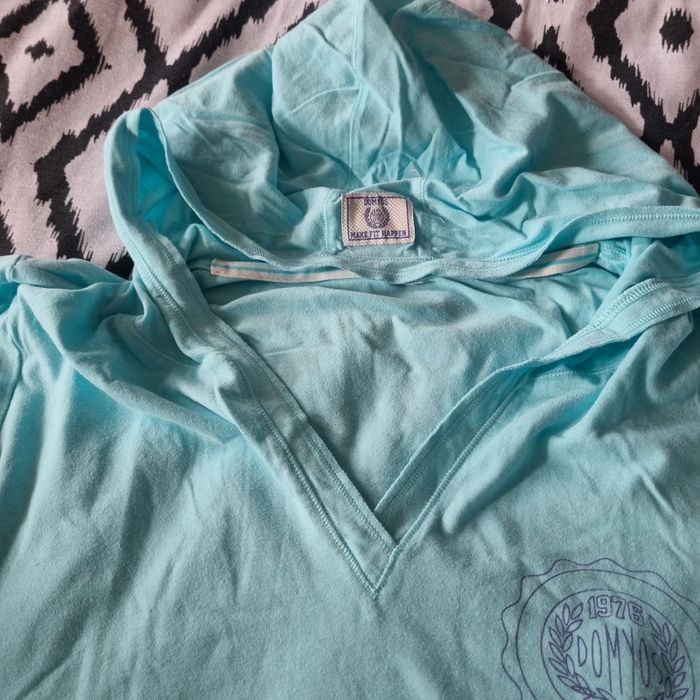 Lot de sweat à capuche domyos très bon état bleu turquoise gris - photo numéro 8