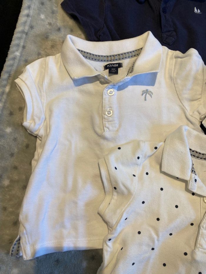 Lot de 5 polos manches courtes 18 mois - photo numéro 5