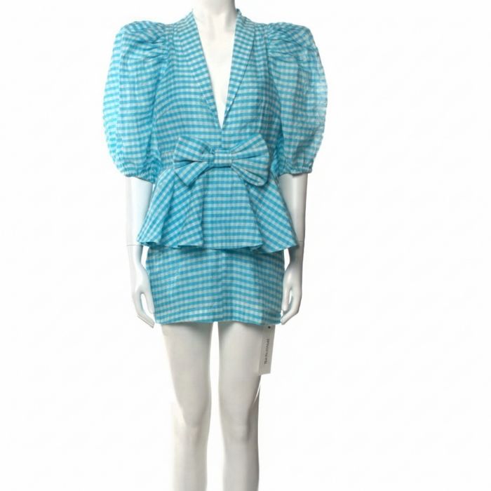 Robe bouffante robe bleu vichy taille 36 - photo numéro 3