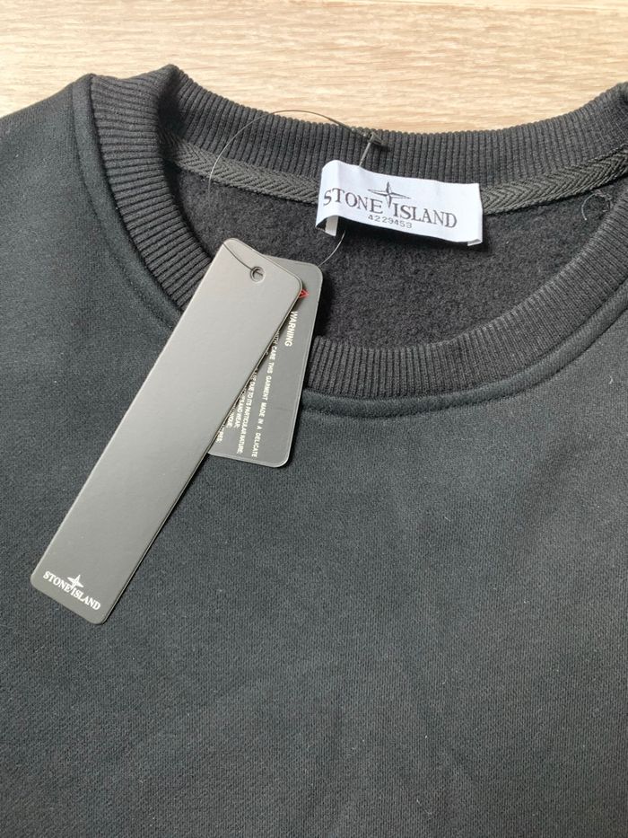 Pull Stone Island Noir - photo numéro 4