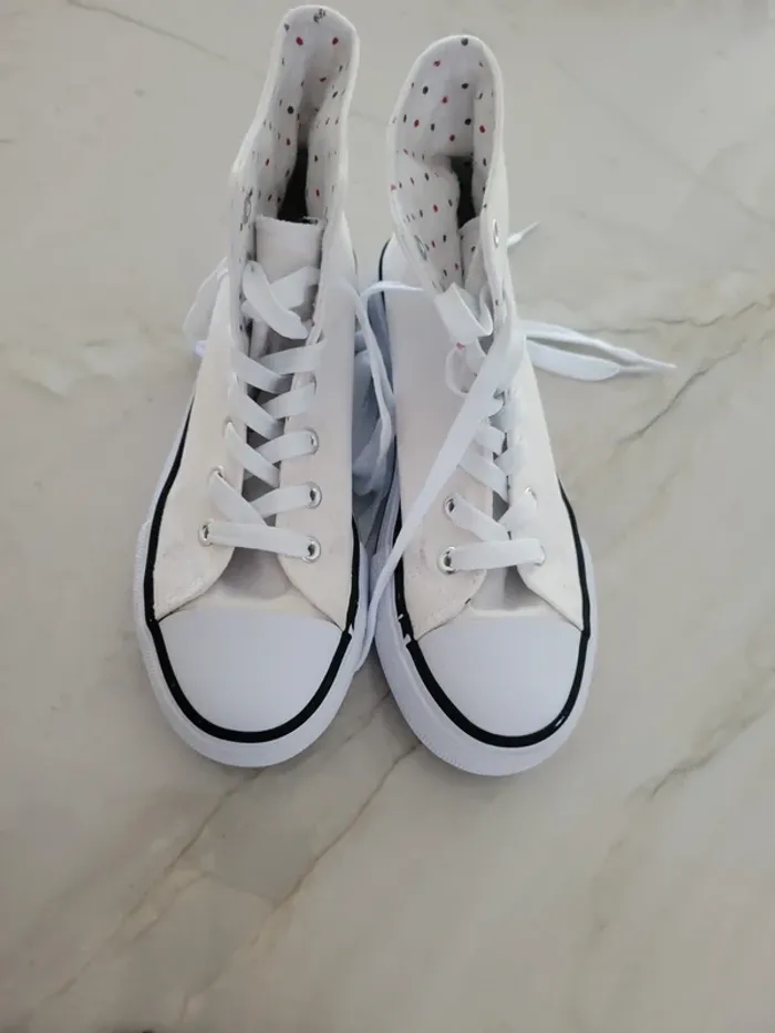 Basket fille style converse - photo numéro 9