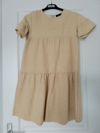 Robe jaune à fleurs 12 ans Tex