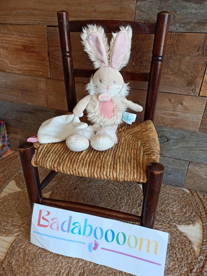 peluche doudou lapin Papuche baby nat tbe - photo numéro 2