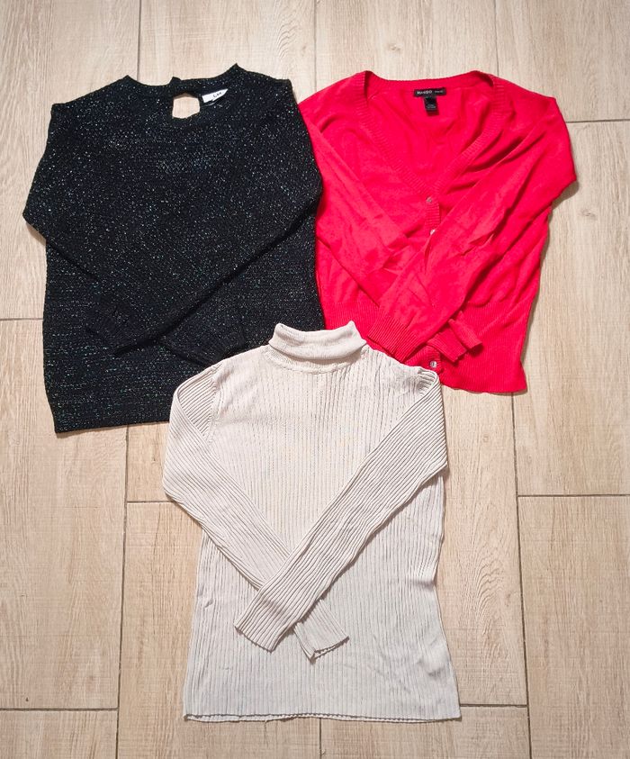 Lot de pulls femme hiver taille M