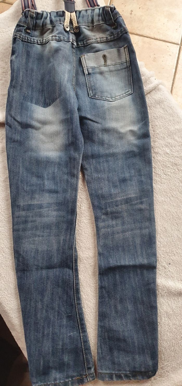 Jeans à bretelles garcon - photo numéro 7