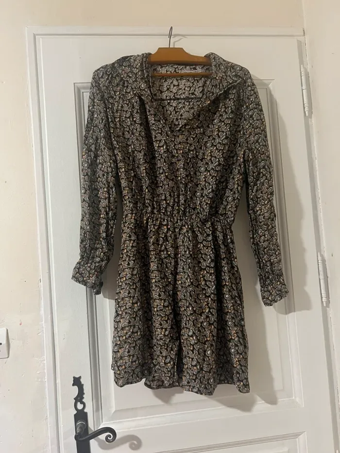 Robe vintage parisienne fleuris - taille 38/40 - quasi neuve - photo numéro 2