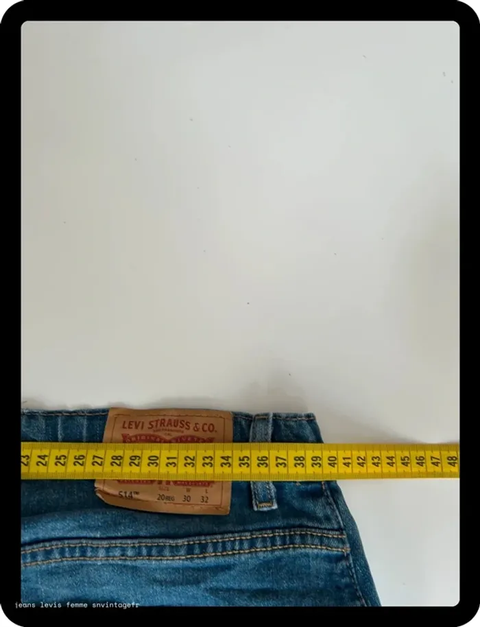 Jean Levi's Homme Bleu | 514 Performance Straight | Taille W30 L32 | Très Bon État | BP70 - photo numéro 11