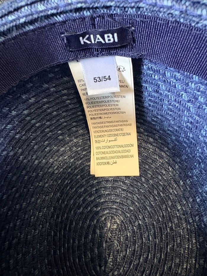 Chapeau bleu marine – Kiabi – 53/54 cm – TBE - photo numéro 4