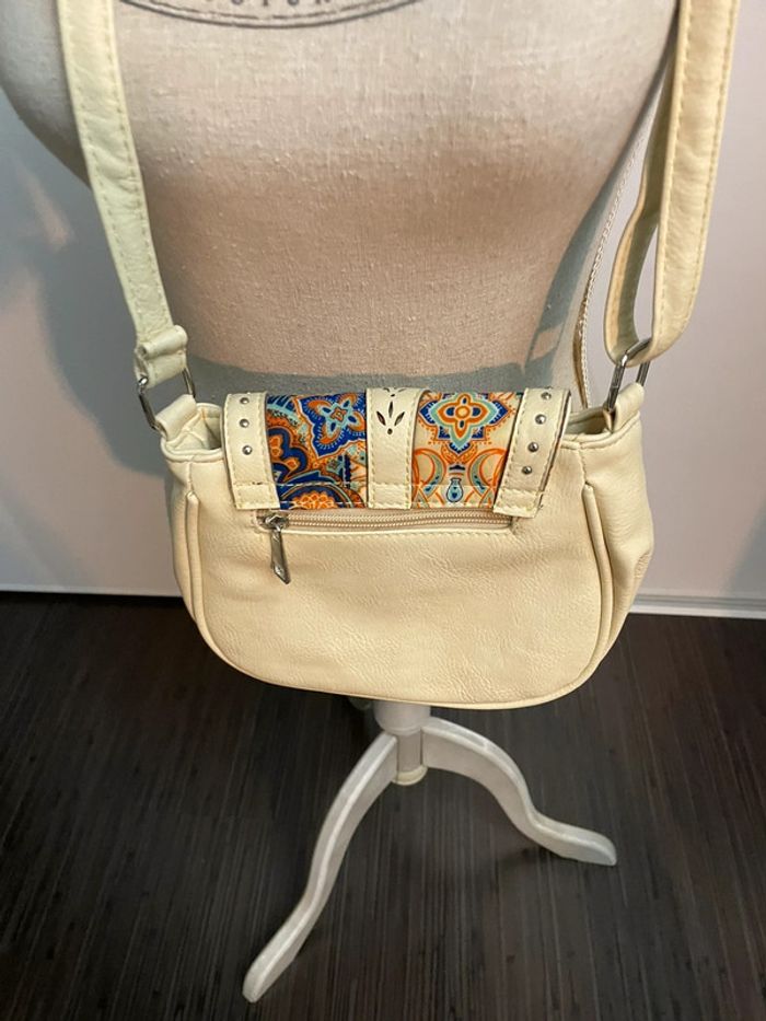 Sac beige crème style bohème - photo numéro 4