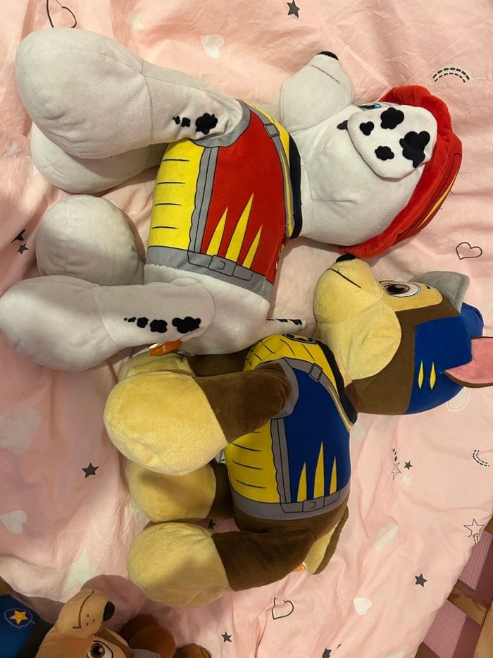 Lot peluche pat patrouille - photo numéro 3