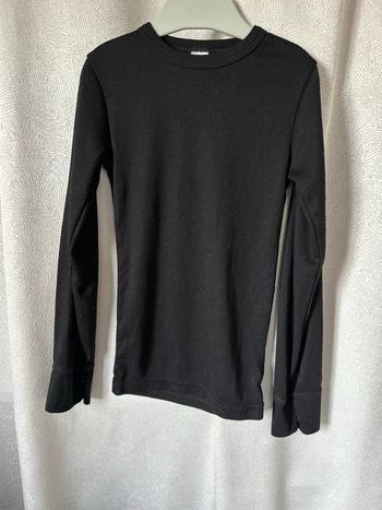 Sous pull noir thermique 7-8 ans 