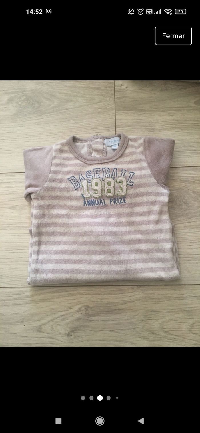 Lot de 6 pyjamas 1 mois - photo numéro 3