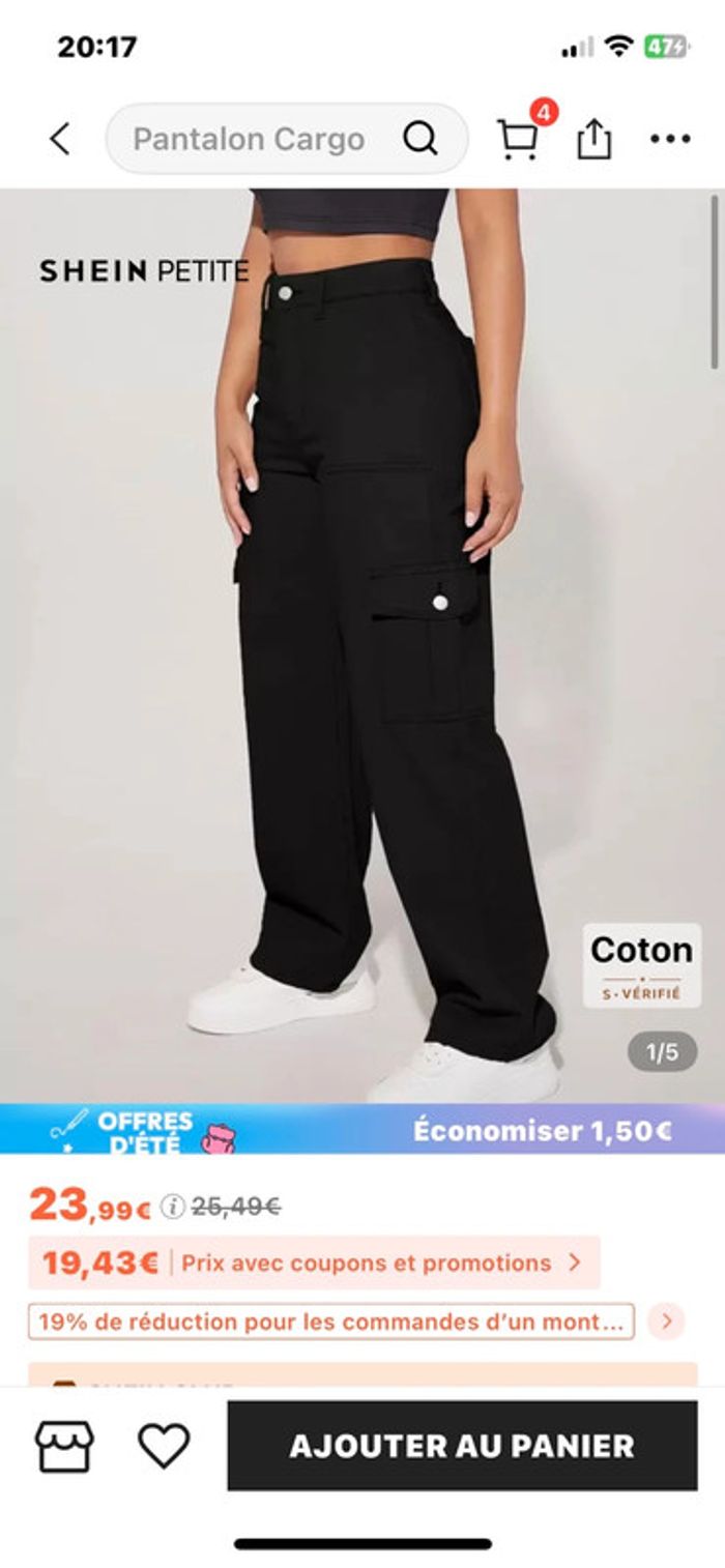 Pantalon large cargo - photo numéro 3