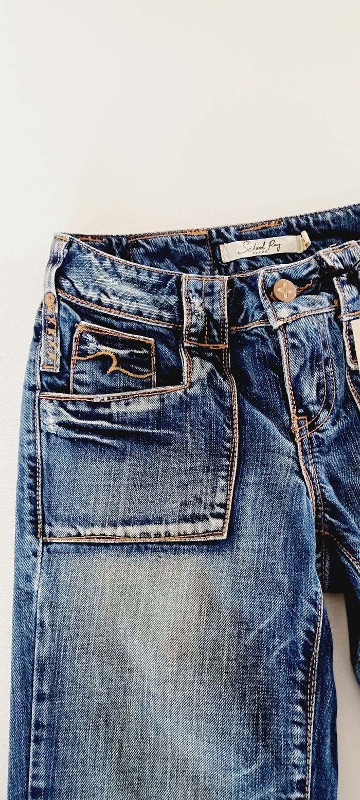 Pantalon jeans fille taille xxs school rag - photo numéro 8