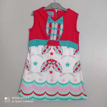 Robe poissons colorée 4ans Rosalita Senoritas
